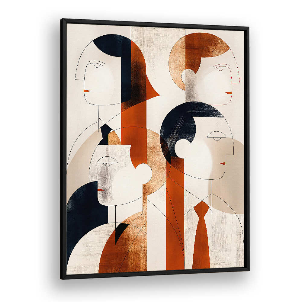 THE GEOMETRY OF US , PORTRAITS & FIGURATIVE ILLUSTRATIONS