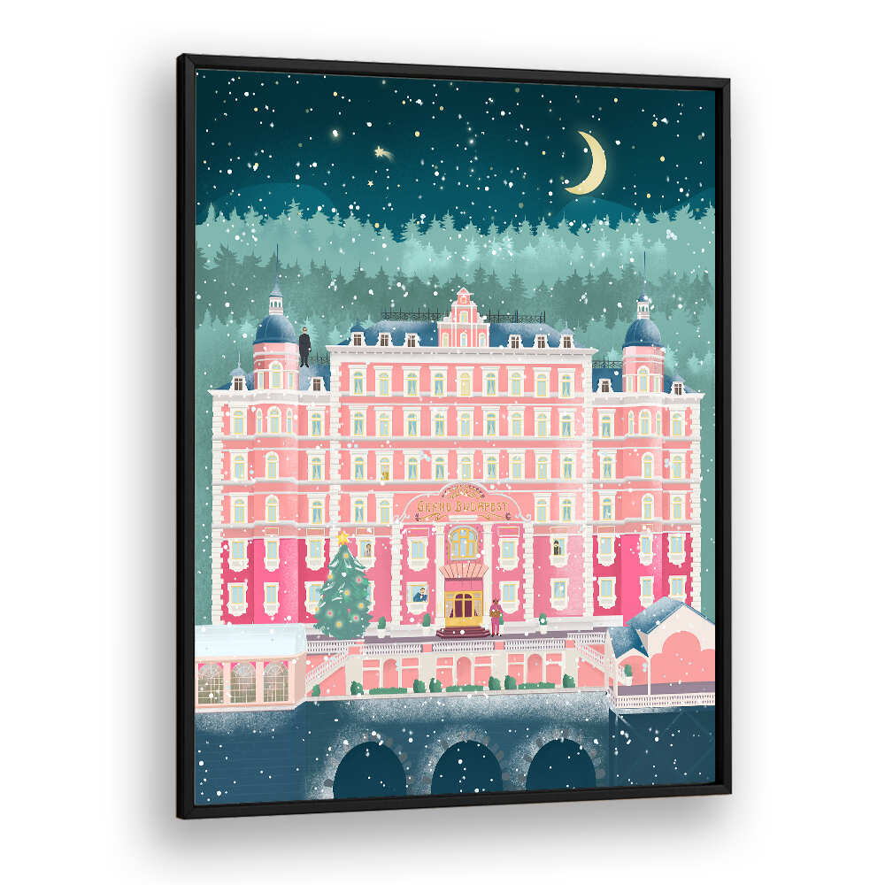 THE GRAND BUDAPEST HOTEL HOLIDAYS , TRAVEL POSTERS