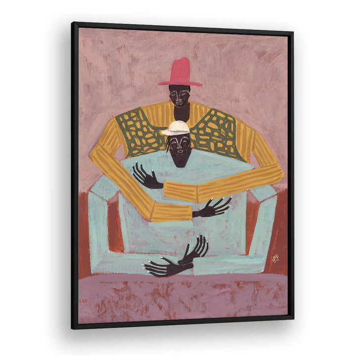 THE HUG , PORTRAITS & FIGURATIVE ILLUSTRATIONS