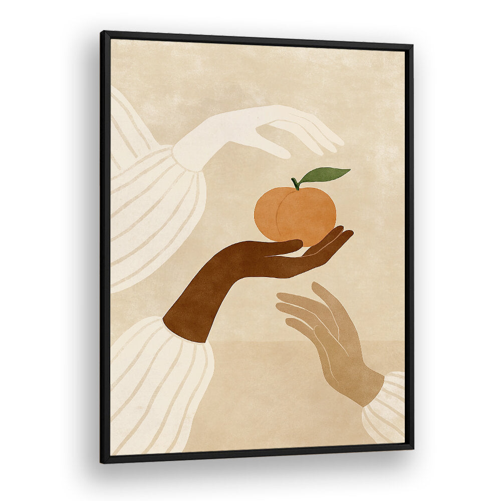 PEACH RITUAL , BOHO ART PAINTINGS