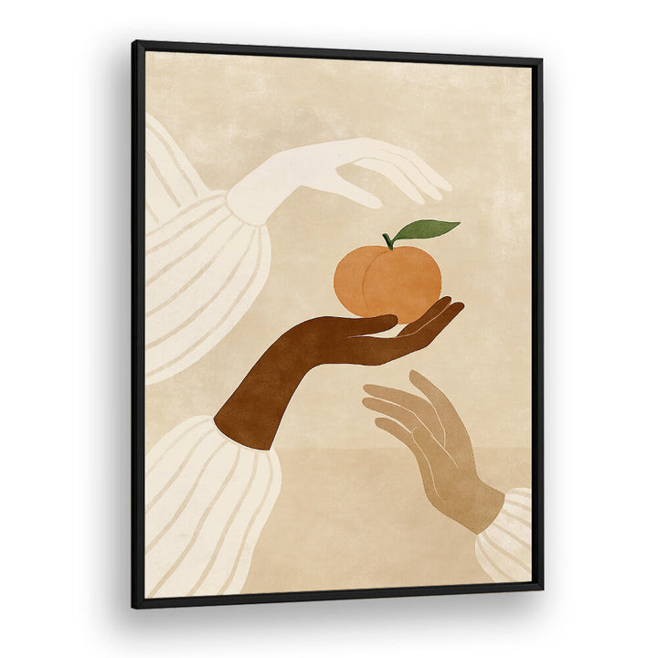 PEACH RITUAL , BOHO ART PAINTINGS