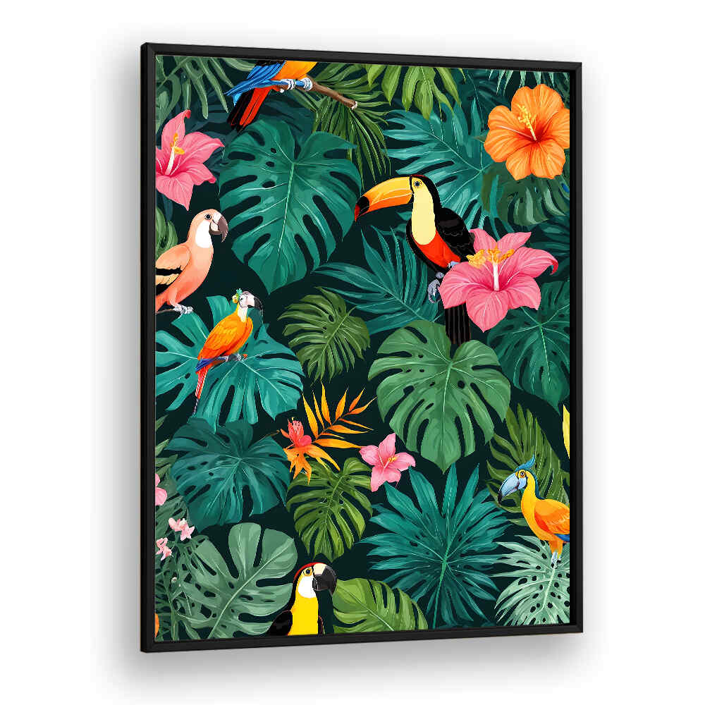 TROPICAL PARADISE , ANIMAL PAINTINGS