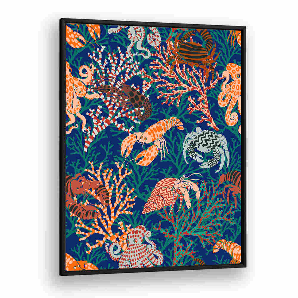 Vibrant Coral II, Beach Paintings feature colorful ocean life, perfect for enhancing your coastal decor.