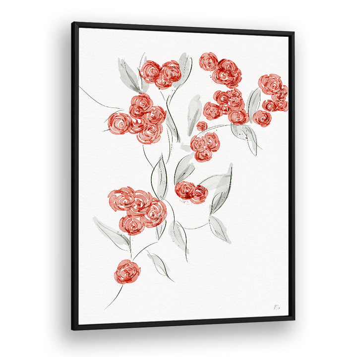 WATERCOLOR RED FLOWERS