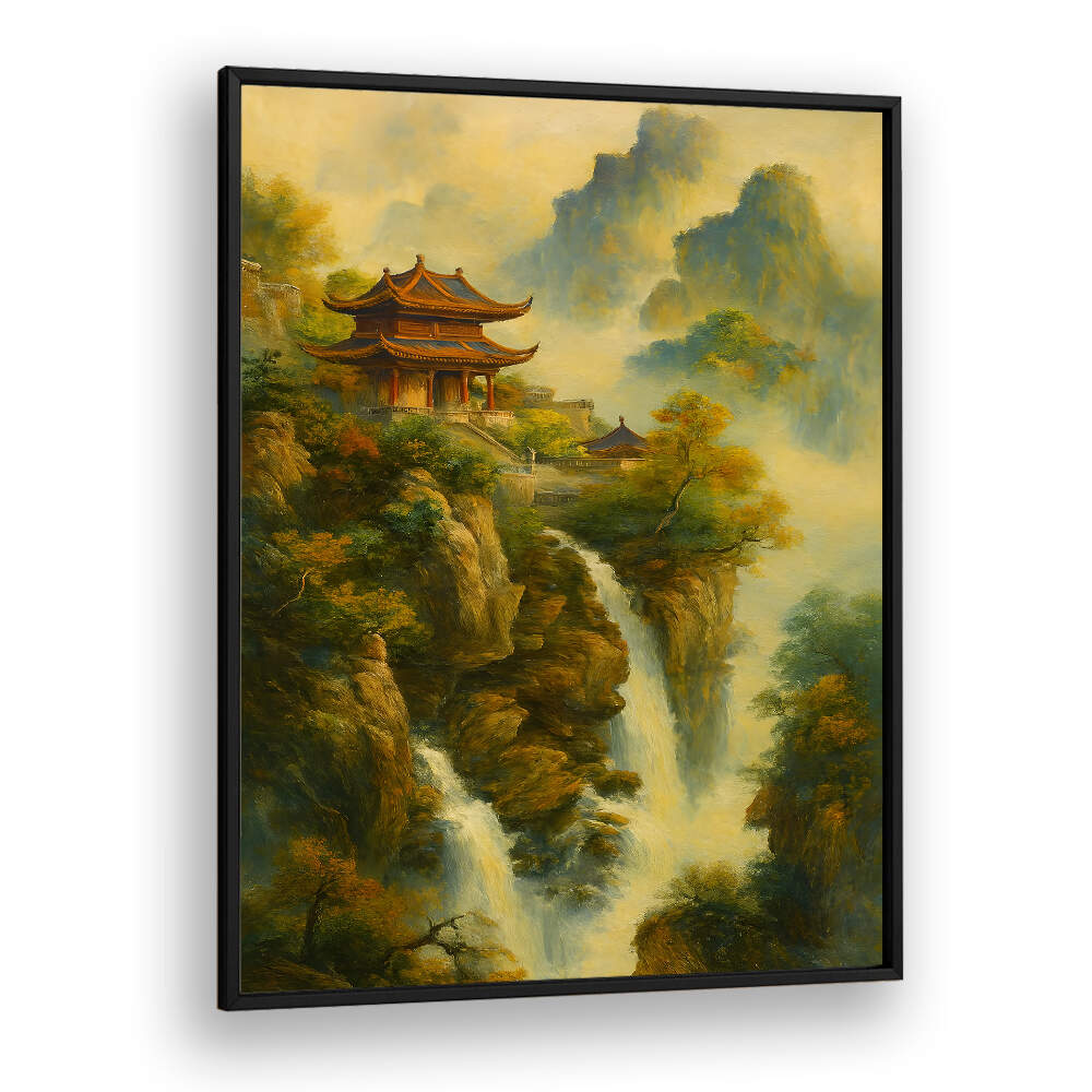 WHISPERS OF THE SACRED PEAK , EXPRESSIONISM PAINTINGS