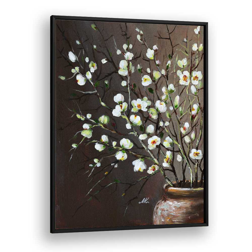 WHITE BLOSSOMS IN VASE