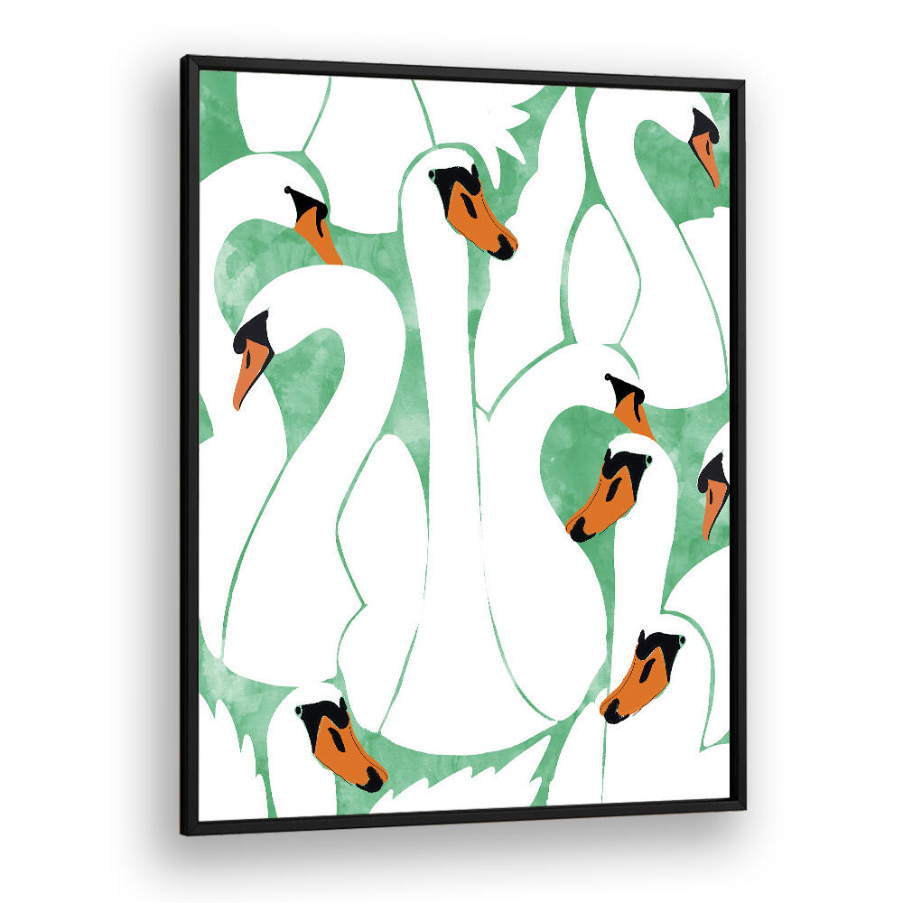 WHITE CALM , ANIMAL PAINTINGS