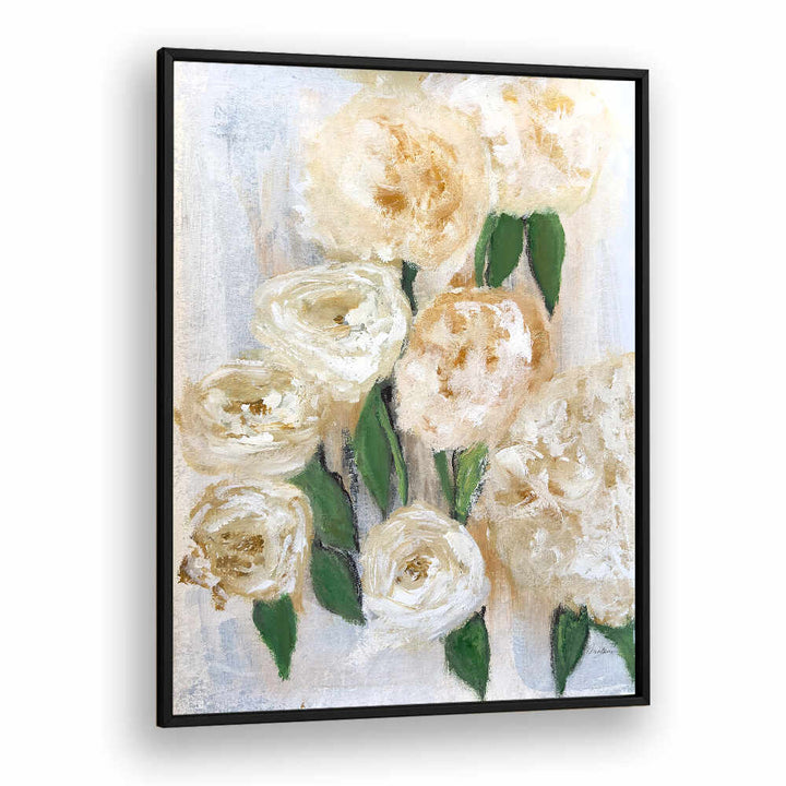 WHITE WHISPER , FLORAL FLOWER PAINTINGS