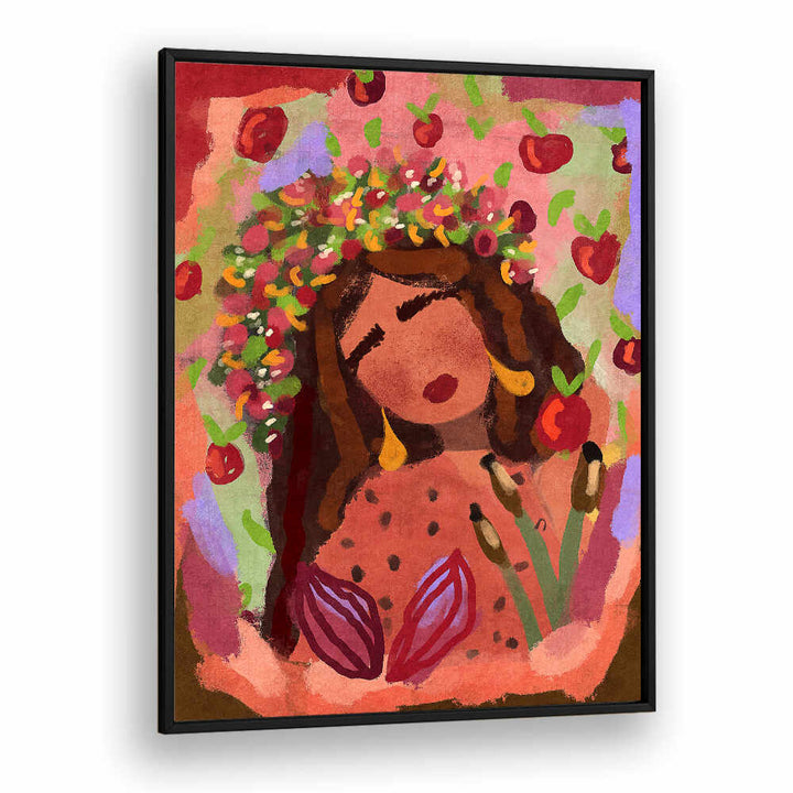 WOMAN AND APPLES