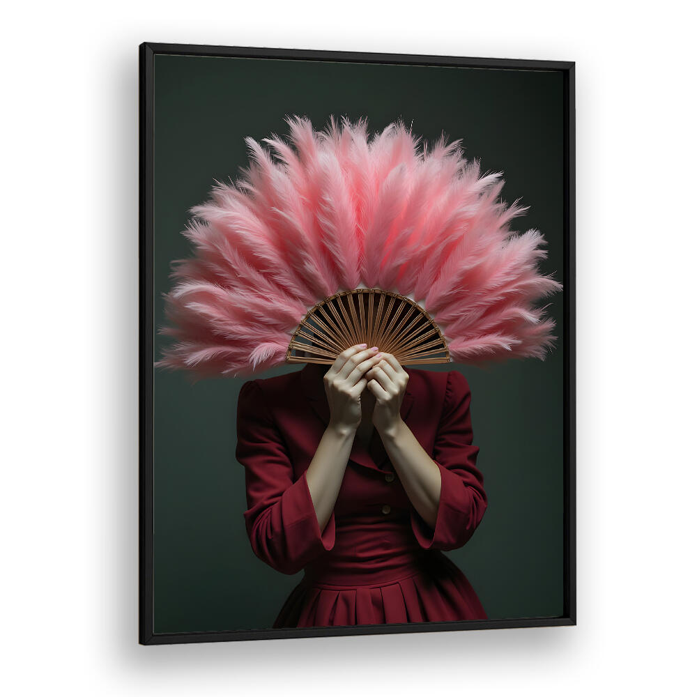 WOMAN WITH FEATHERS