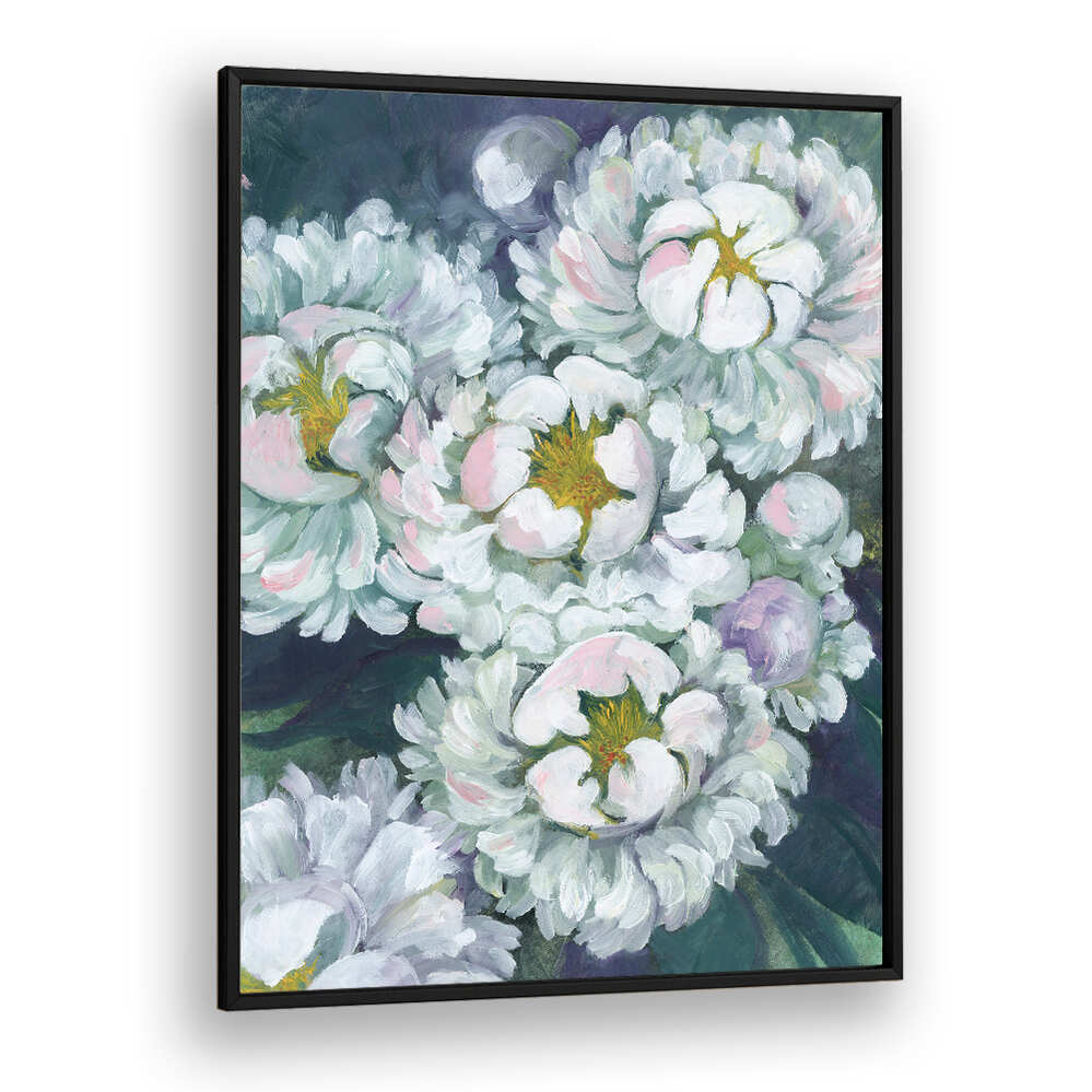 WILLOH PAINTERLY PEONIES , FLORAL FLOWER PAINTINGS
