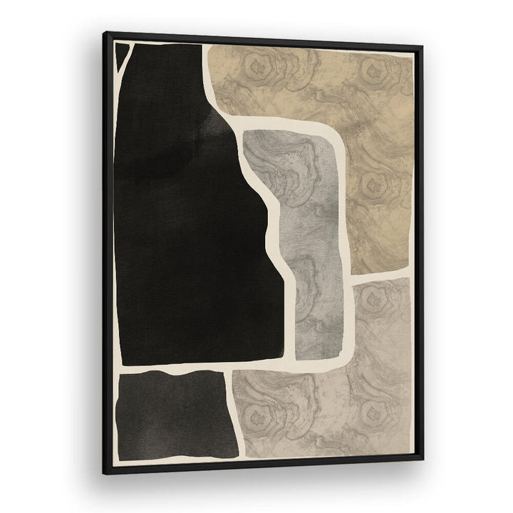 BLACK ABSTRACT MOSAIC , ABSTRACT PAINTINGS