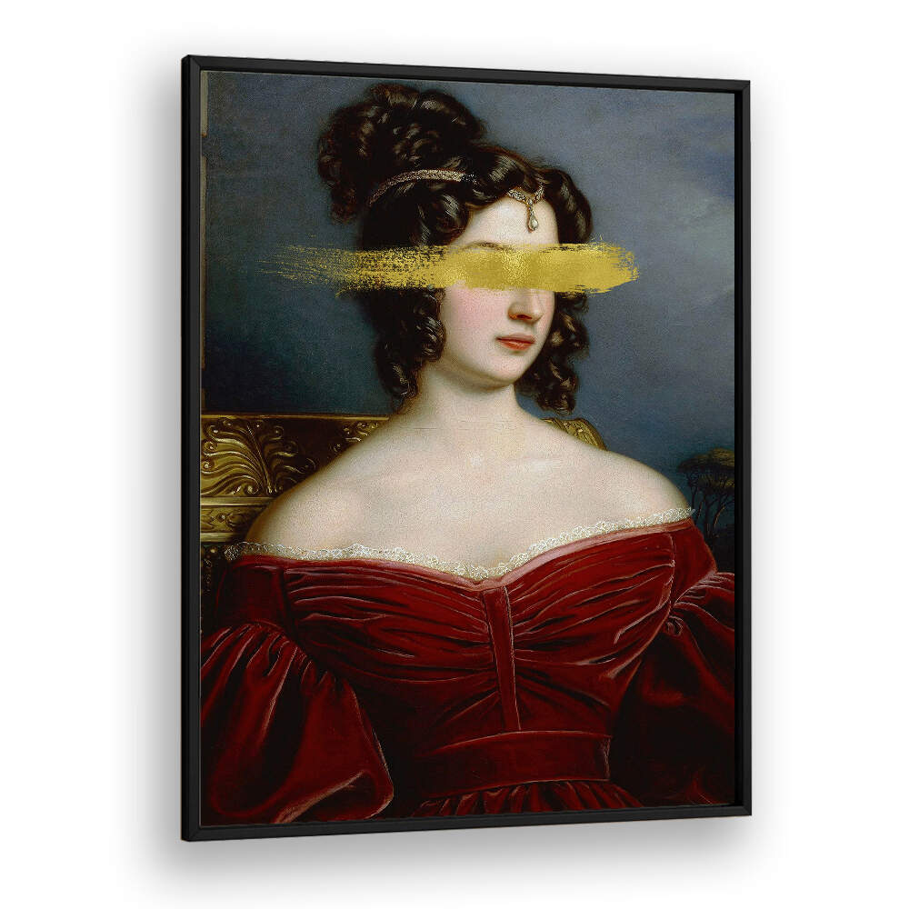 GOLD MARINANNA , ALTERED ART PRINTS
