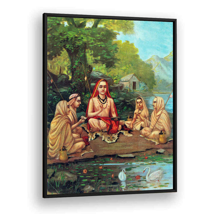 SANKARACHARYA , INDIAN ART PAINTINGS