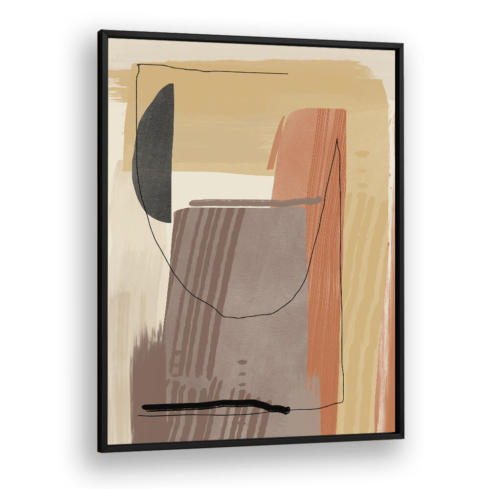 EARTHY TONES AND ORGANIC SHAPES , BOHO ART PAINTINGS