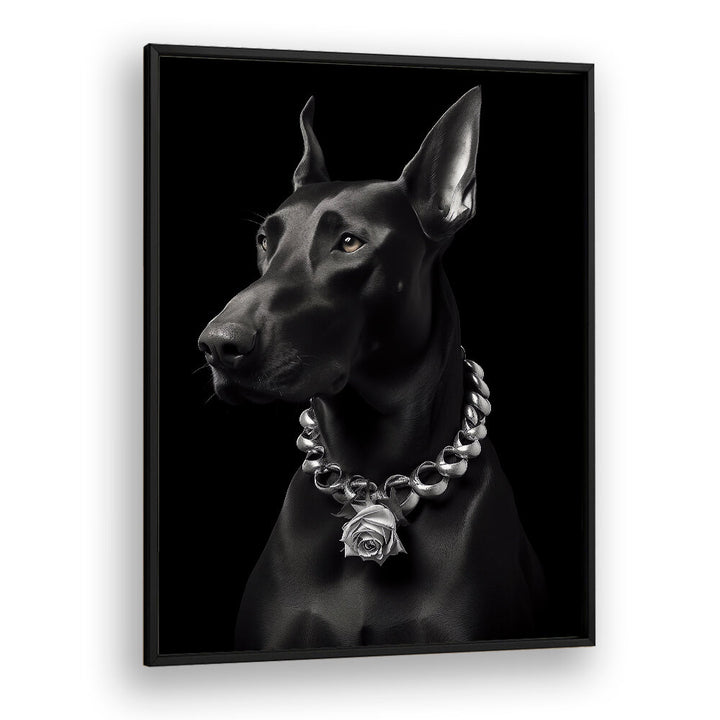 THE DOBERMAN , ANIMAL PAINTINGS