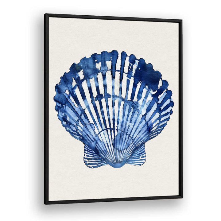 INDIGO SEASHELL , BEACH PAINTINGS