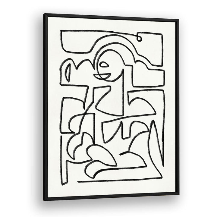 ABSTRACT CHALK LINE ART