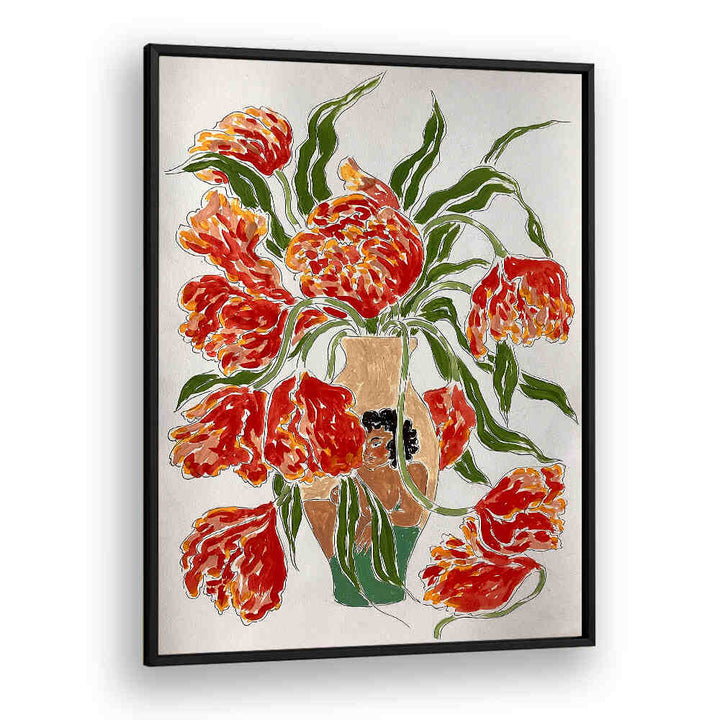 THE AFTERMATH , FLORAL FLOWER PAINTINGS