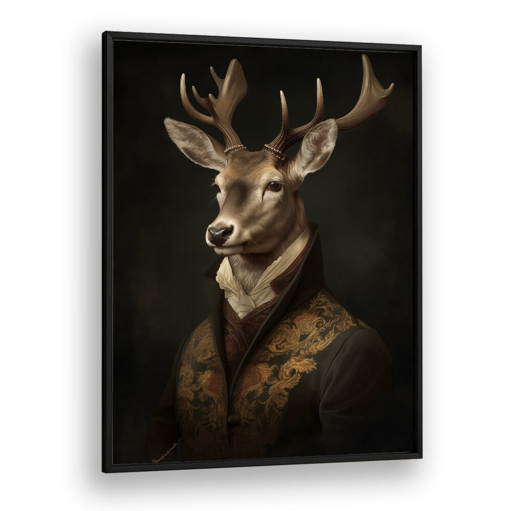 STAG PORTRAIT , ANIMAL PAINTINGS