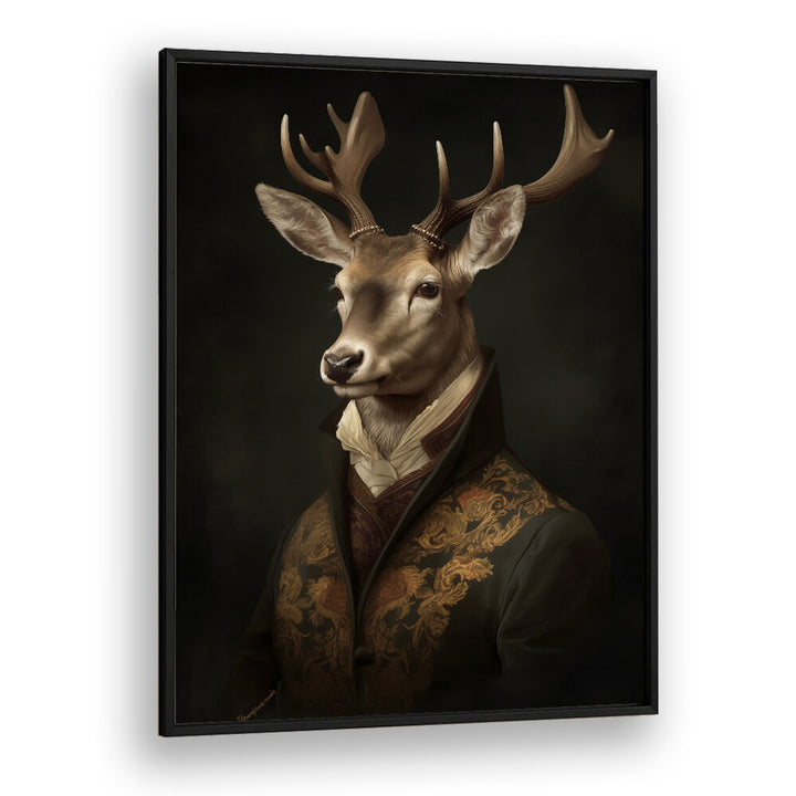 STAG PORTRAIT , ANIMAL PAINTINGS