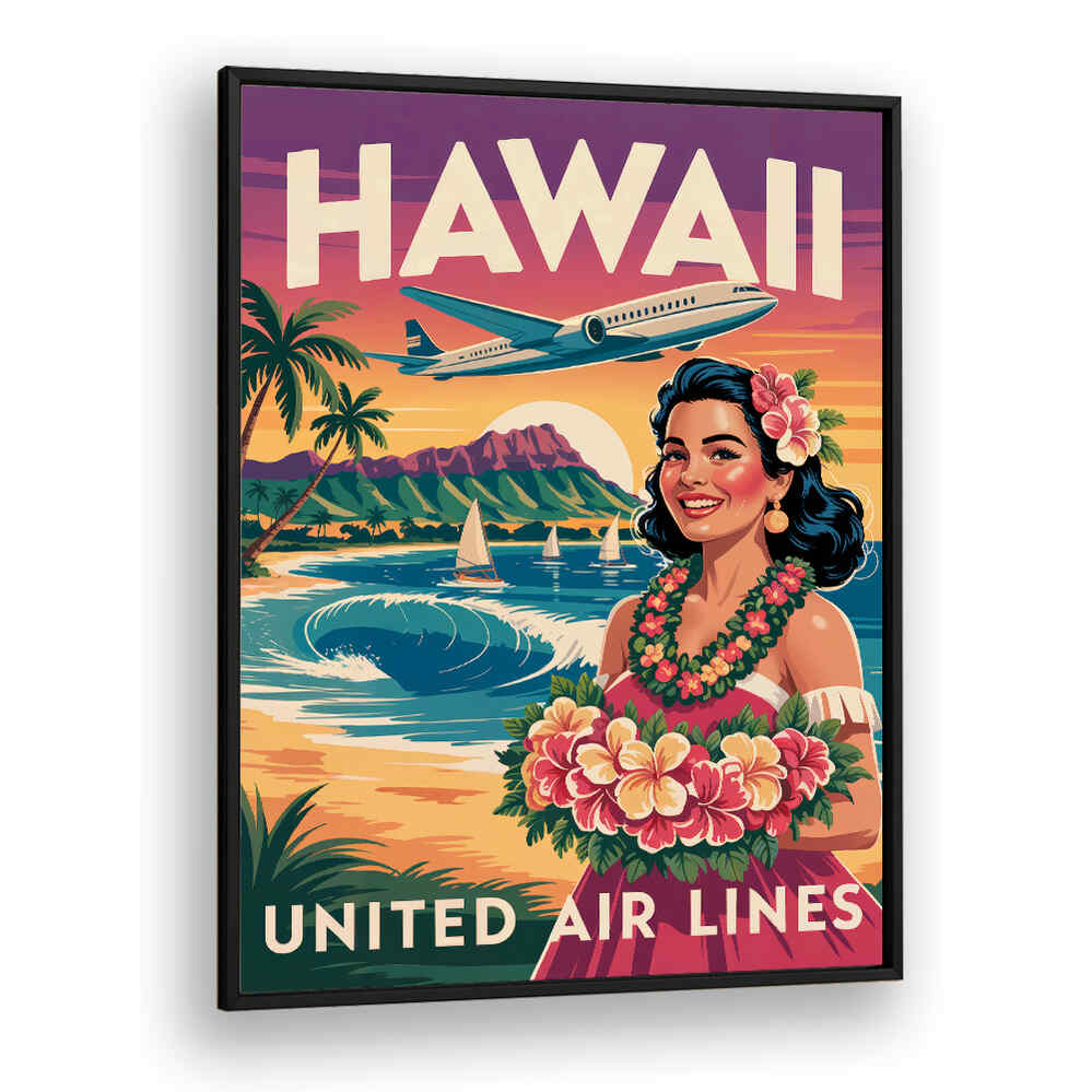 HAWAII , TRAVEL POSTERS