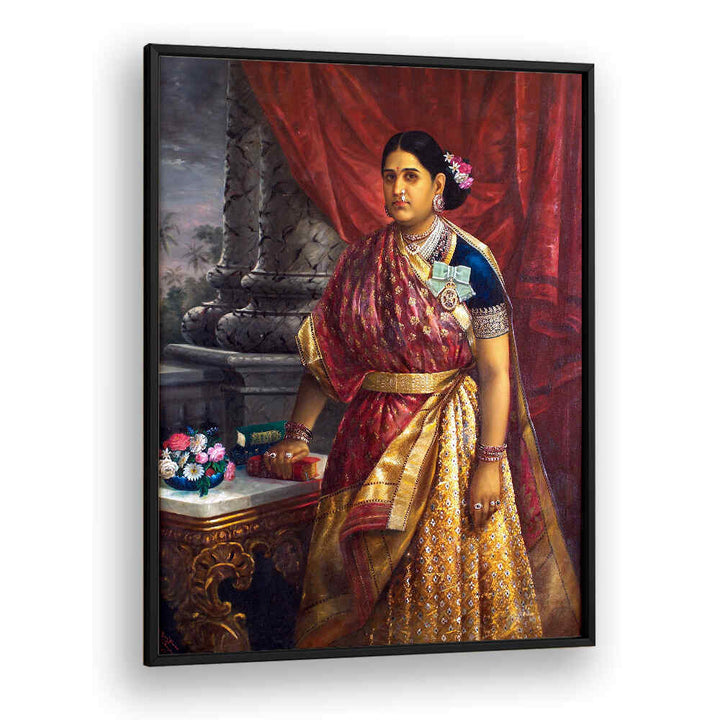 RANI BHARANI THIRUNAL LAKSHMI BAYI OF TRAVANCORE  , INDIAN ART PAINTINGS