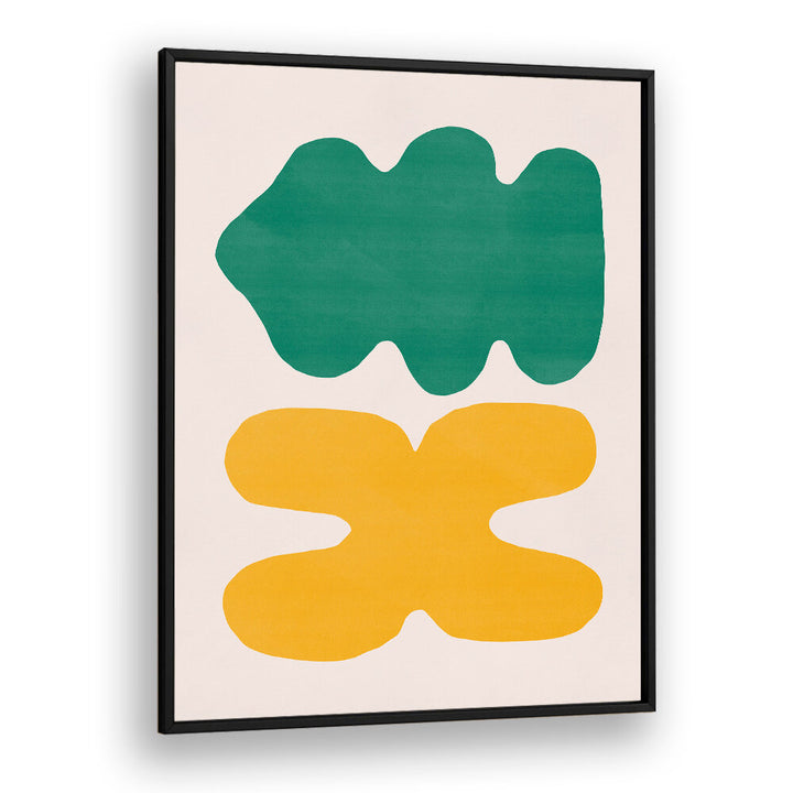 ORGANIC SHAPES IN GREEN AND YELLOW