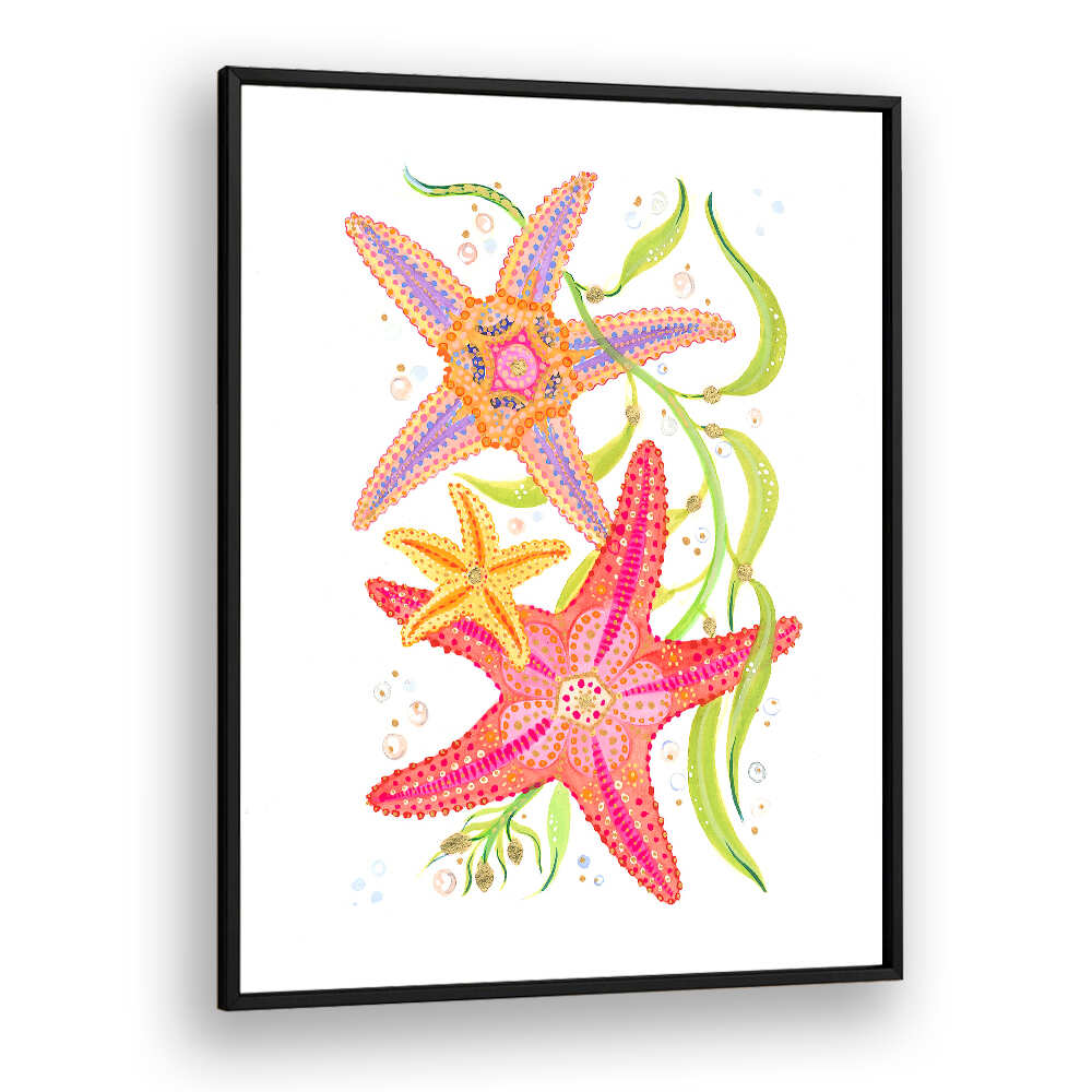 THREE STARFISH , BEACH PAINTINGS