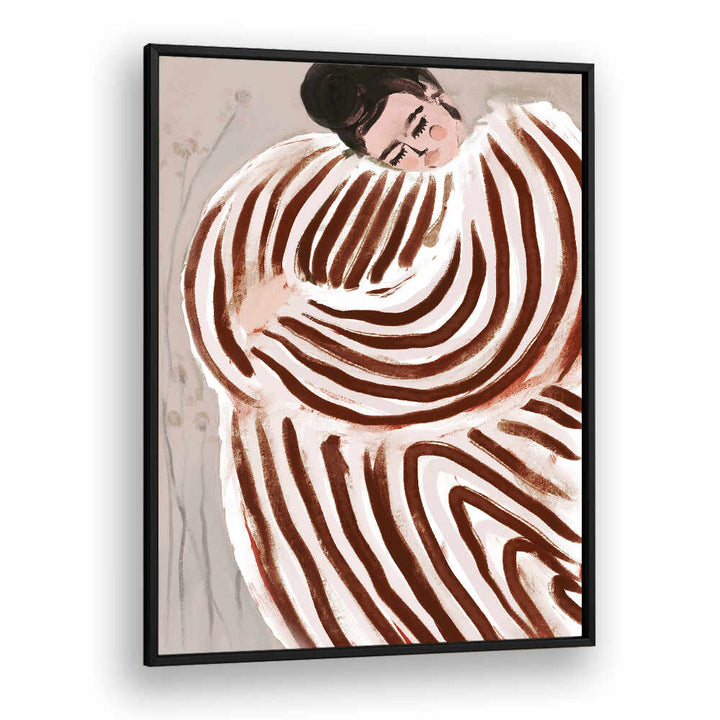 STRIPED EMBRACE , PORTRAITS & FIGURATIVE ILLUSTRATIONS