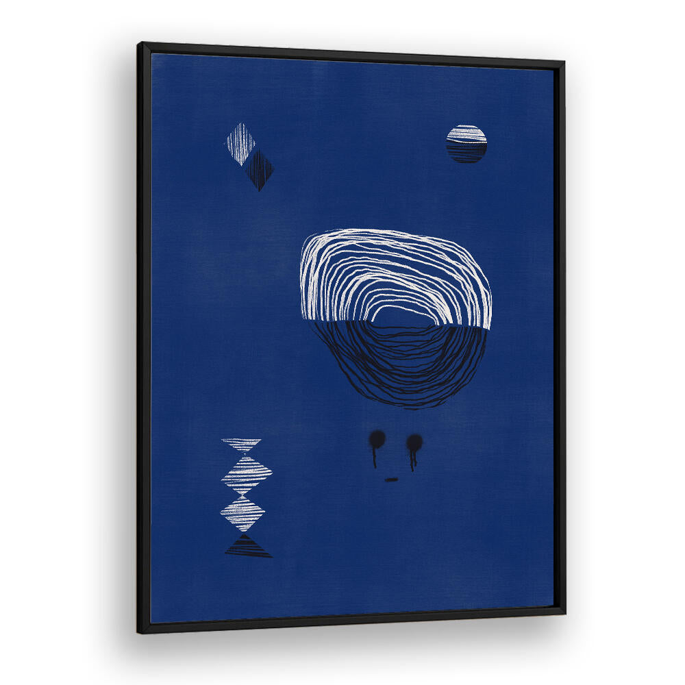 BLUE LINE SKETCH , ABSTRACT PAINTINGS