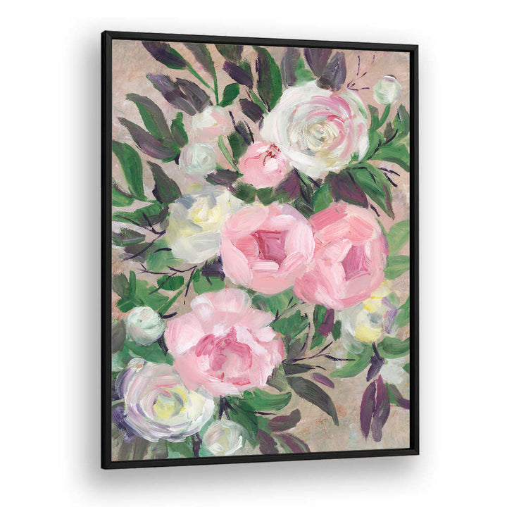 ZOYE PAINTERLY BOUQUET , FLORAL FLOWER PAINTINGS