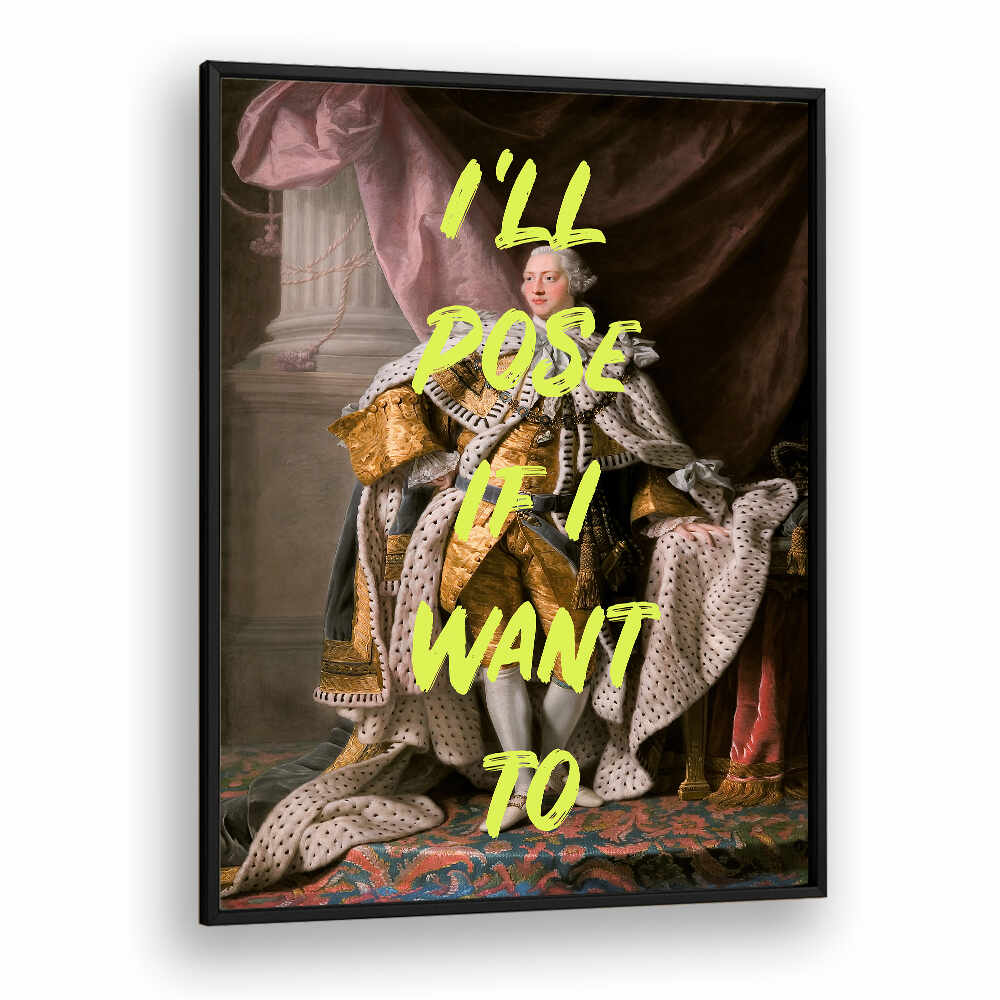 NEON POSER KING , ALTERED ART PRINTS