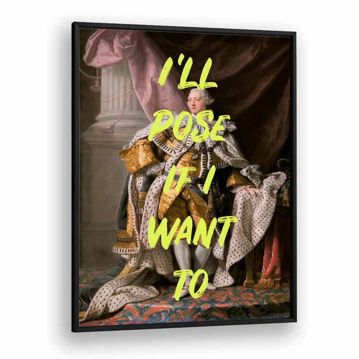 NEON POSER KING , ALTERED ART PRINTS