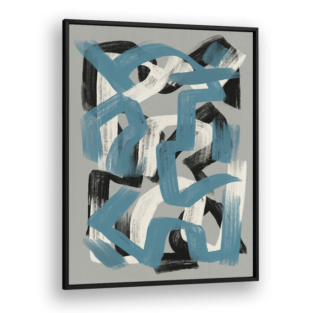 DRY BRUSH ABSTRACT IN GREY , ABSTRACT PAINTINGS