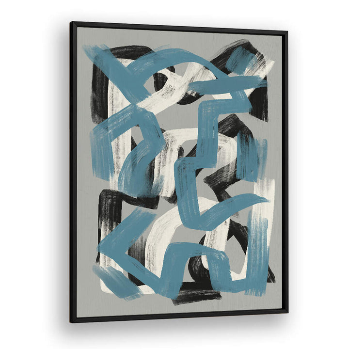 DRY BRUSH ABSTRACT IN GREY , ABSTRACT PAINTINGS