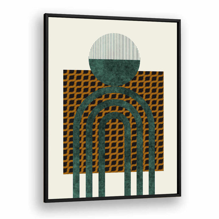 TEXTURED MID CENTURY COMPOSITION 5  , GEOMETRIC ART PRINTS