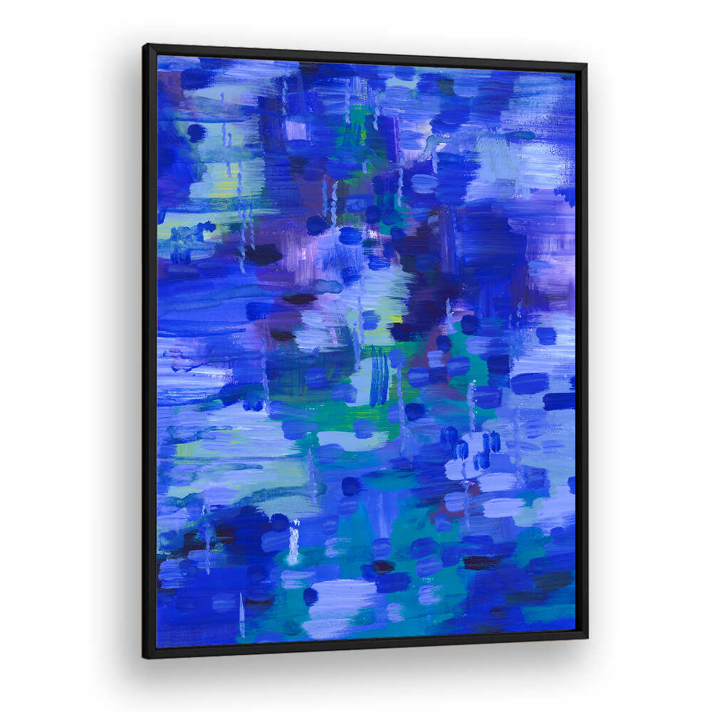 REFLECTIONS IN BLUE , ABSTRACT PAINTINGS
