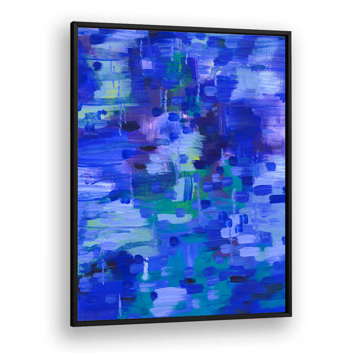REFLECTIONS IN BLUE , ABSTRACT PAINTINGS