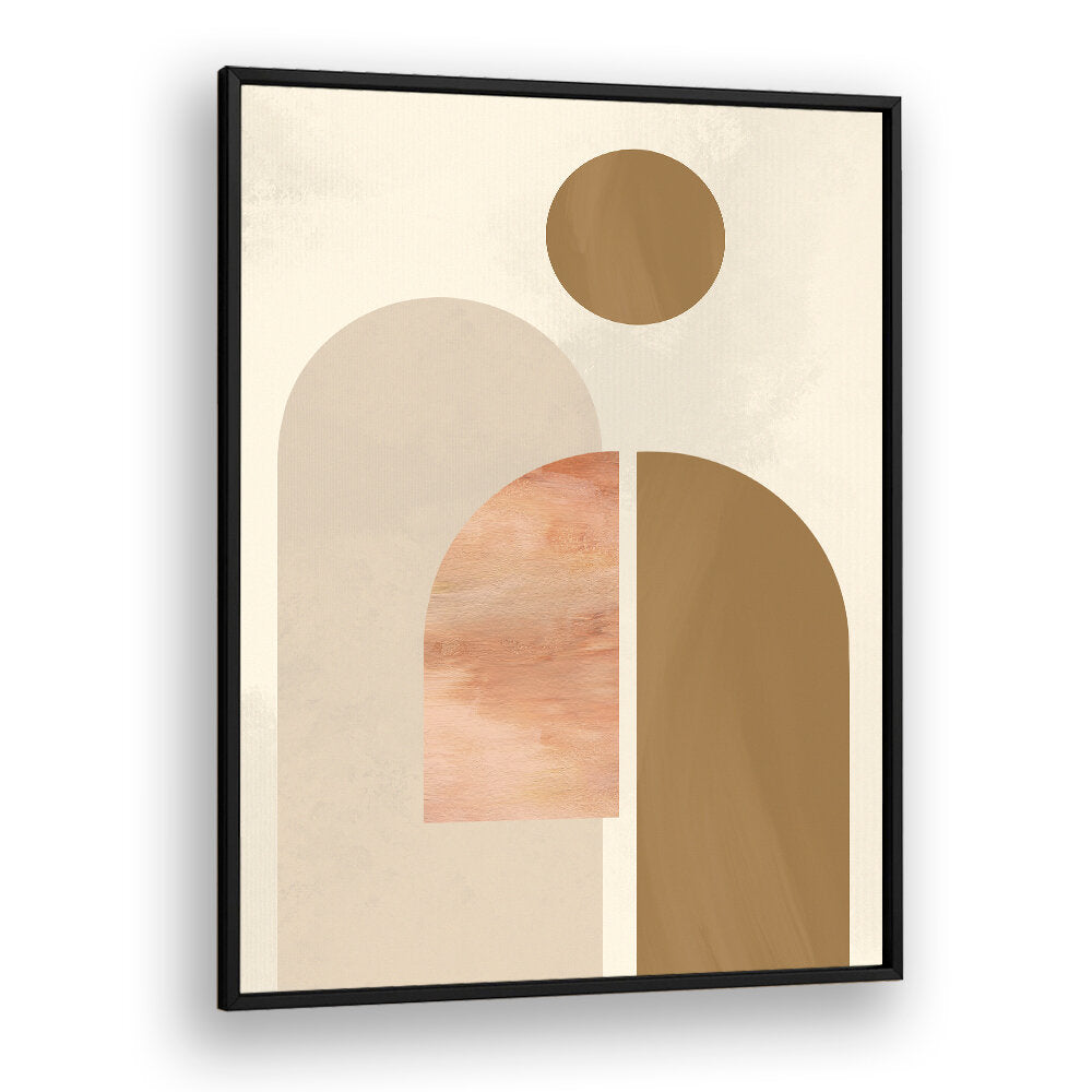 BROWN CIRCLE ABSTRACTS , GEOMETRIC ART PRINTS