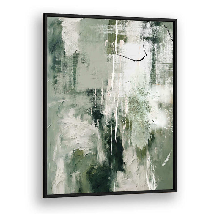 CANVAS GREENS III , ABSTRACT PAINTINGS