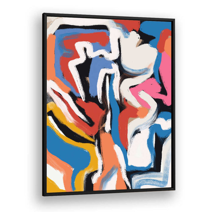 BOLD COLORFUL BRUSHSTROKES II , ABSTRACT PAINTINGS