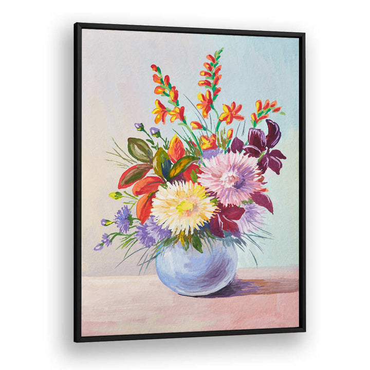 POTTED GARDEN , VINTAGE EUROPEAN PAINTINGS