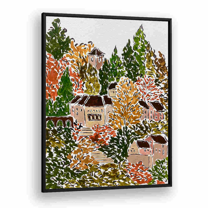 AUTUMN IN BAVARIA , FLORAL FLOWER PAINTINGS