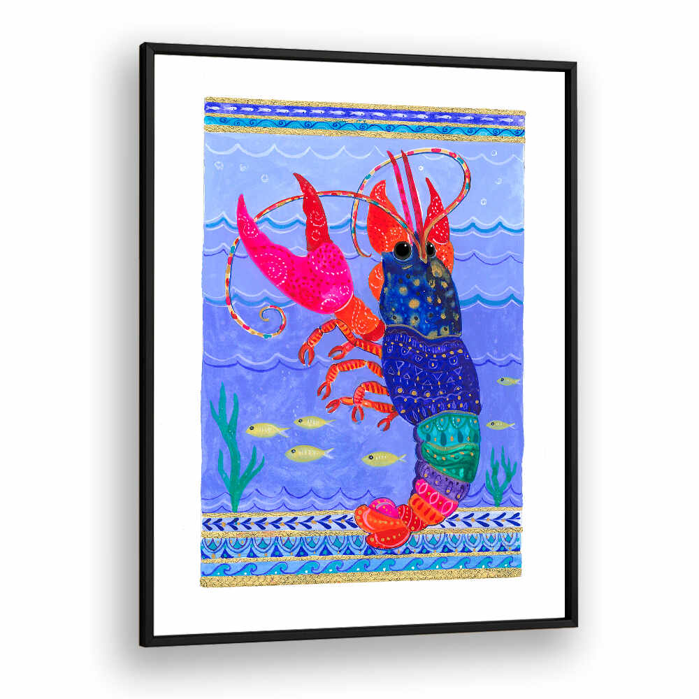 VIBRANT SEA LOBSTER , BEACH PAINTINGS