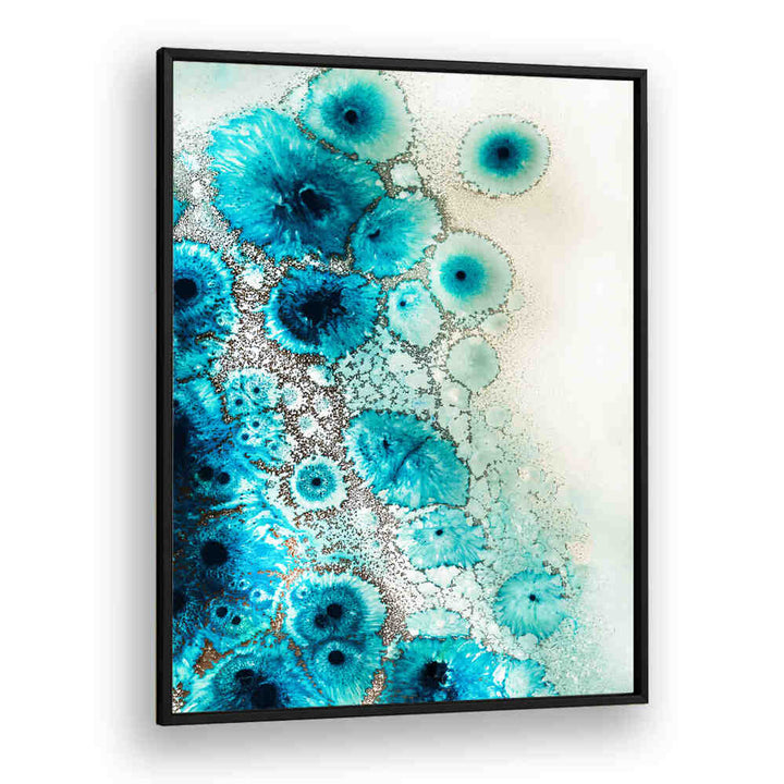 Vibrant AQUA AURORA III, ABSTRACT PAINTINGS featuring mesmerizing patterns to enhance any space beautifully.