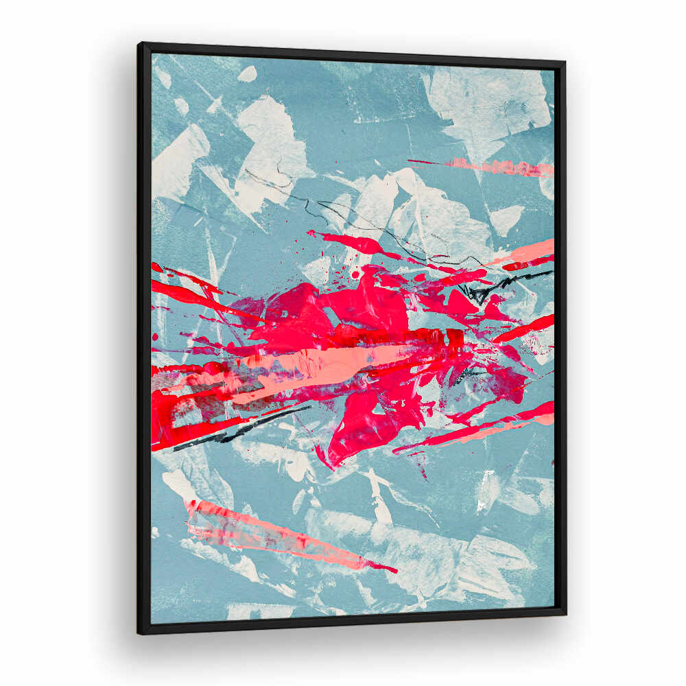 CRIMSON CHAOS BURST , ABSTRACT PAINTINGS
