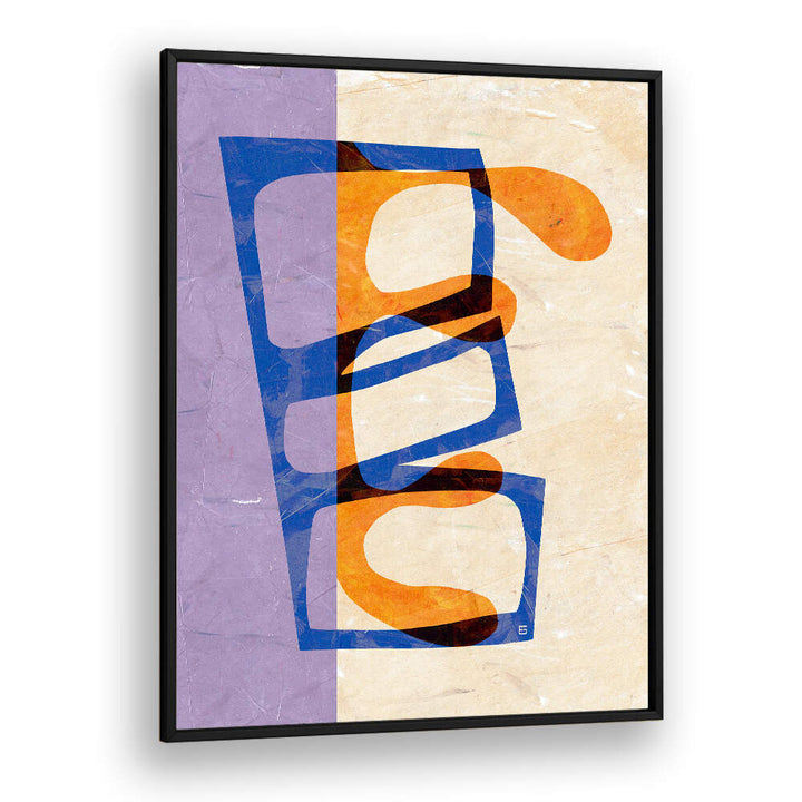 CUT OUT BLUE & ORANGE