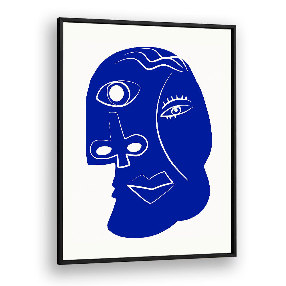 BLUE ABSTRACT FACE