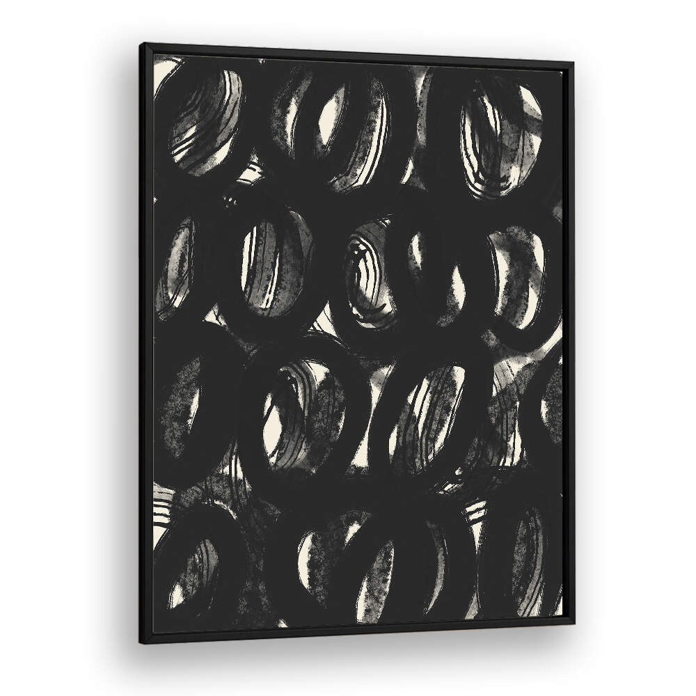 BLACK ABSTRACT BRUSH SCRIBBLE , ABSTRACT PAINTINGS